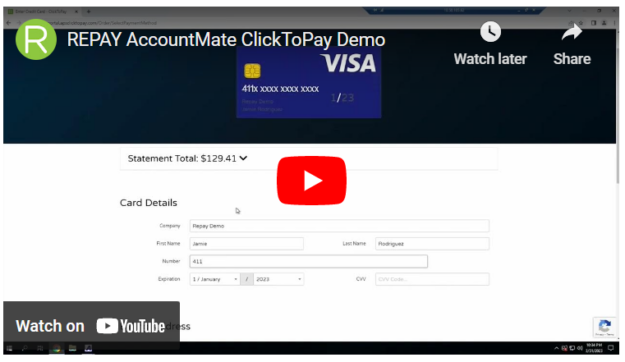 REPAY Announces AccountMate ClickToPay Online Payment Portal ...